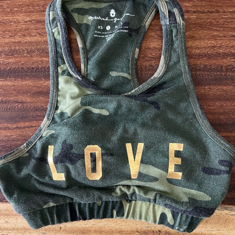 Camp Spiritual Gangster sports bra